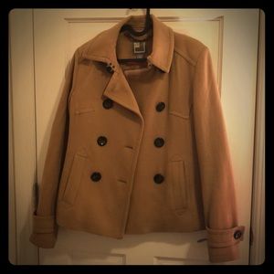 Tan Pea Coat